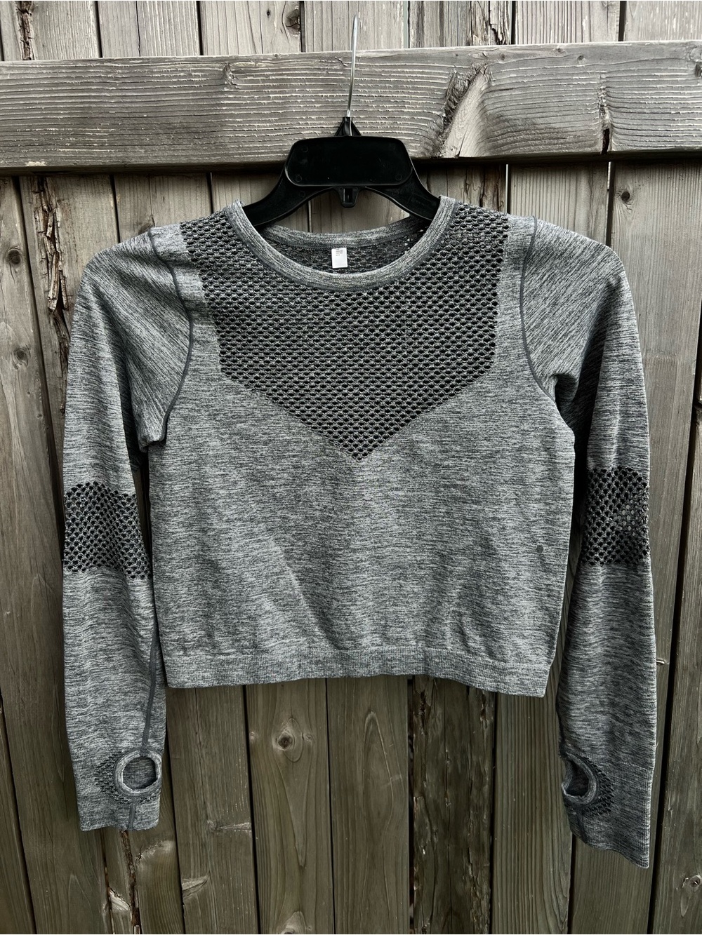 JoyLab Women's Seamless Long Sleeve Crop Top